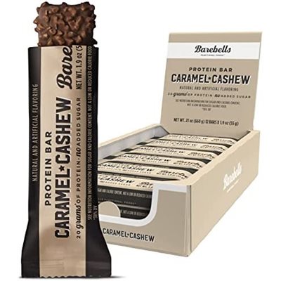 BAREBELLS PROTEIN CARAMEL & CASHEW 12CT