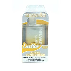 MR VAPOR LUXBAR WHITE GUMMY BEAR 6CT