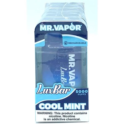 MR VAPOR LUXBAR COOL MINT 6CT