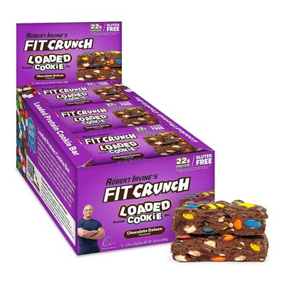 FIT CRUNCH BAR CHOC DELUXE COOKIE 12CT