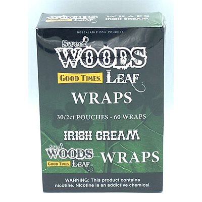 GOOD TIMES SWT WOODS WRAP IRISH CREAM 2 / 30CT