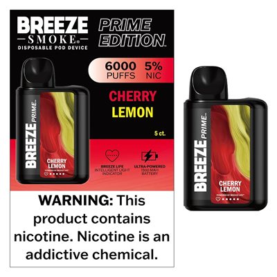 BREEZE PRIME CHERRY LEMON 5CT