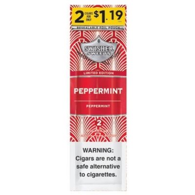 SWISHER CIG PEPPERMINT 2PK / 1.19