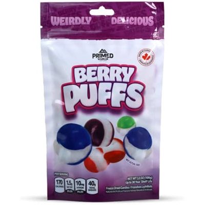 PRIMED FREEZE DRIED PUFFS BERRY 3.5OZ