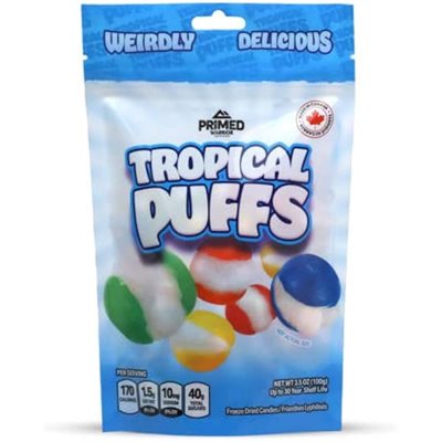 PRIMED FREEZE DRIED PUFFS TROPICAL 3.5OZ