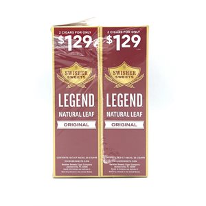 SWISHER LEGEND LEAF ORIGINAL 30CT 2PK / 1.29