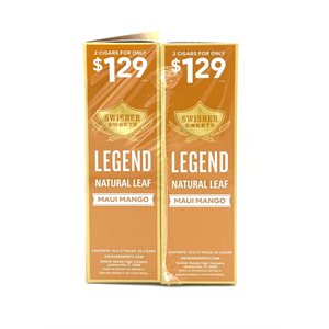 SWISHER LEGEND LEAF MAUI MANGO 30CT 2PK / 1.29