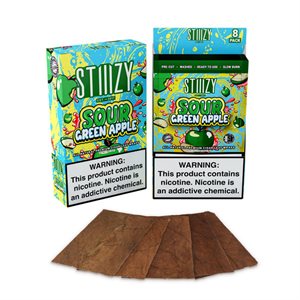 STIIIZY LEAF WRAP SOUR GREEN APPLE 8CT