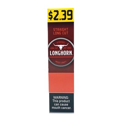 LONGHORN LONGCUT STRAIGHT $2.39 10CT