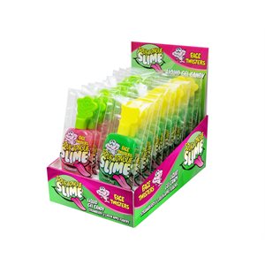 FACE TWIST TONGUE GREEN STRAW / APPLE 24CT