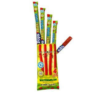 TOP POPS TAFFY STIXX WATERMELON 12CT