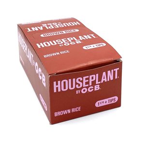 HOUSEPLANT OCB BROWN RICE 1 1 / 4 + TIPS 24CT