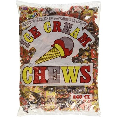 FRUIT CHEWS ICE CREAM 240CT EA