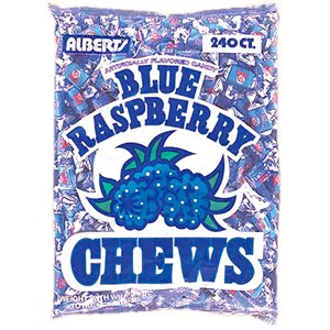 FRUIT CHEWS BLUE RASPBERRY 240CT