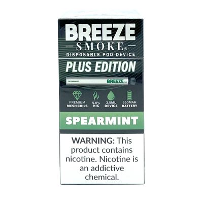 BREEZE PLUS MESH COIL SPEARMINT 10CT