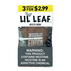 LIL LEAF WHITE RUM $2.99 3 / 10CT