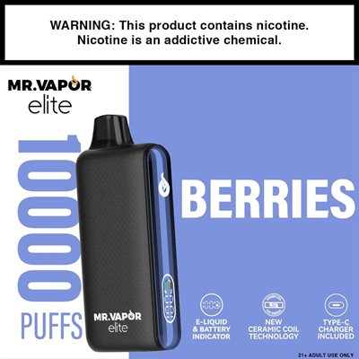 MR VAPOR ELITE BERRIES 5CT