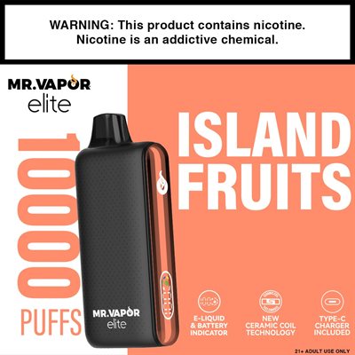 MR VAPOR ELITE ISLAND FRUITS 5CT