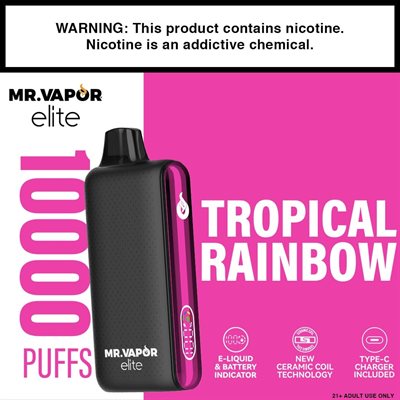 MR VAPOR ELITE TROPICAL RAINBOW 5CT