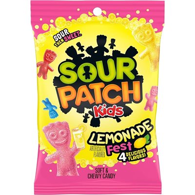 SOUR PATCH PEG KIDS LEMONADE 8OZ