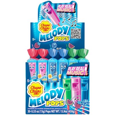 CHUPA CHUPS MELODY POPS 30CT