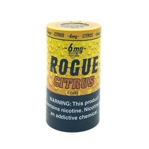 ROGUE NICOTINE POUCH CITRUS 6MG 5CT