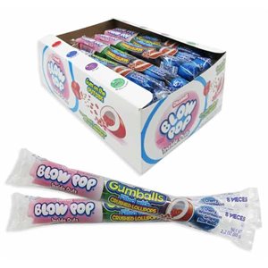 BLOW POP INSIDE OUT 8 BALL TUBE 24CT