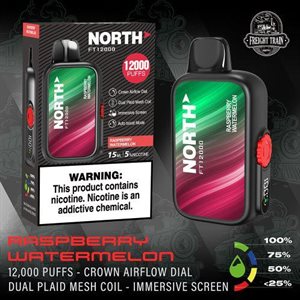 NORTH RASPBERRY WATERMELON 12000 PUFF 10CT