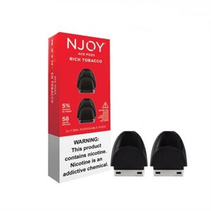 NJOY POD RICH TOBACCO 5% 2 / 5PK