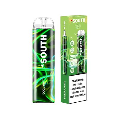 SOUTH COOL MINT 3000 PUFF 10CT