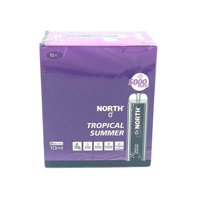 NORTH ZERO TROP SUMMER 5000 PUFF 10CT