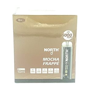 NORTH ZERO MOCHA FRAPPE 5000 PUFF 10CT