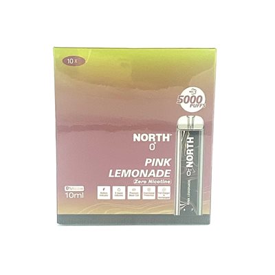 NORTH ZERO PINK LEMONADE 5000 PUFF 10CT