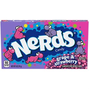 NERDS VIDEO BOX GRAPE STRAWBERRY 5OZ