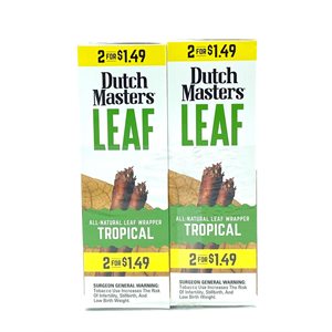 DUTCH MASTER LEAF TROPICAL 2PK / 1.49