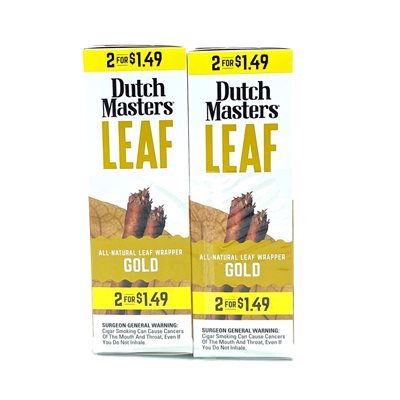 DUTCH MASTER LEAF GOLD 2PK / 1.49