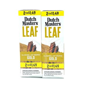 DUTCH MASTER LEAF GOLD 2PK / 1.49