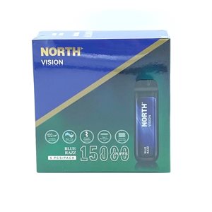 NORTH VISION 15K PUFF BLUE RAZZ 5CT