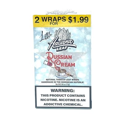 HAVANA LEAF RUSSIAN CREAM $1.99 2PK / 20CT