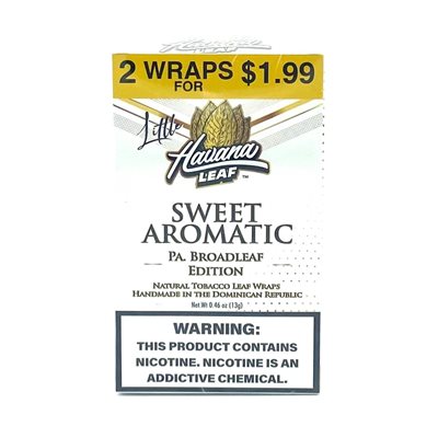 HAVANA LEAF SWEET AROMATIC $1.99 2PK / 20CT