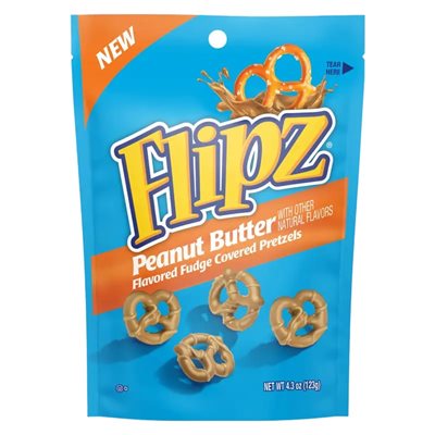 FLIPZ POUCH PEANUT BUTTER 4.3OZ