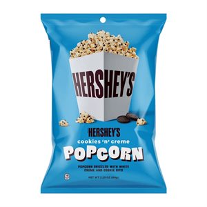 HERSHEY POPCORN COOKIES N CREME 2.25OZ