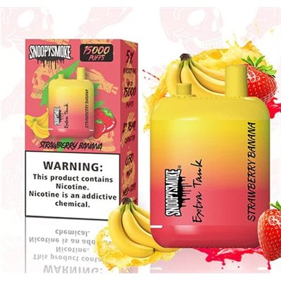 SNOOPY STRAWBERRY BANANA 15000 PUFF 10CT