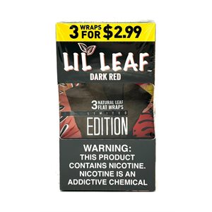 LIL LEAF DARK RED $2.99 3 / 10CT