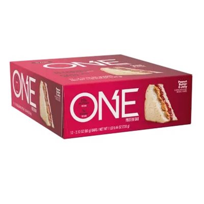 ONE PROTEIN BAR PB / JELLY 12CT